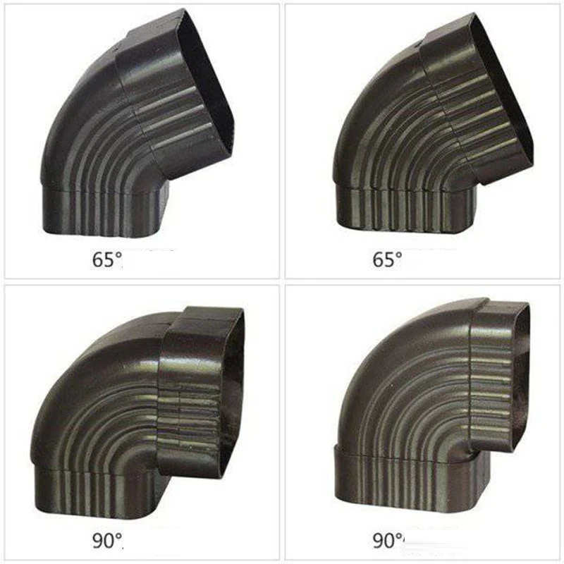 Factory wholesale customized Square Rain Gutter Fitting Elbow 90 degree Elbow