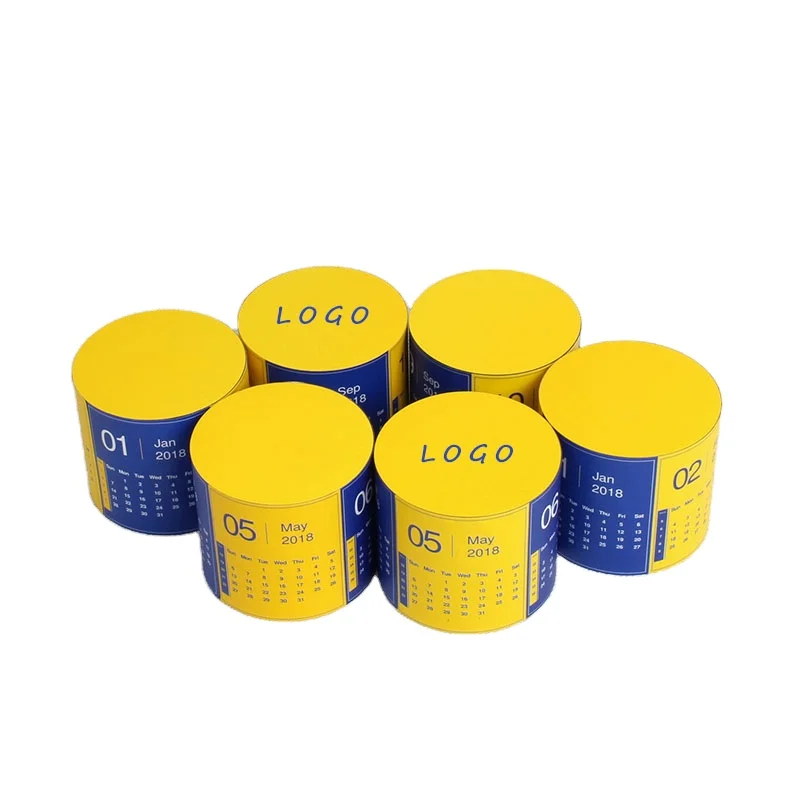 Advertising custom puzzle plastic material promotional cylinder shaped toys magic cube