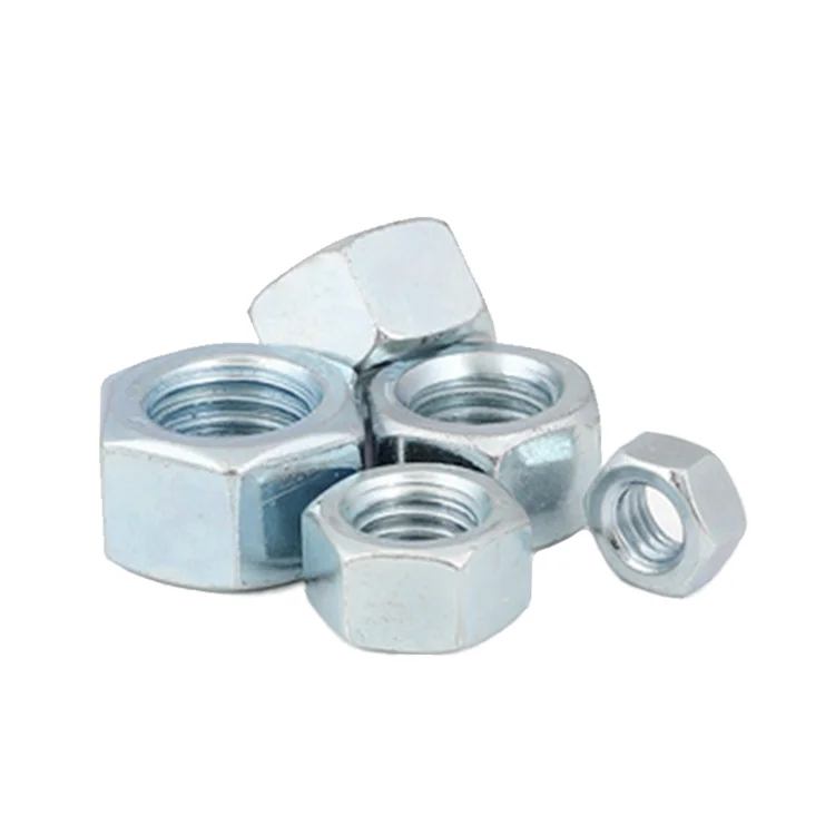 M4M5M6M8 8Grade China Hex Nut Sae Hex Coupling Nuts Galvanized Hex Nut DIN934