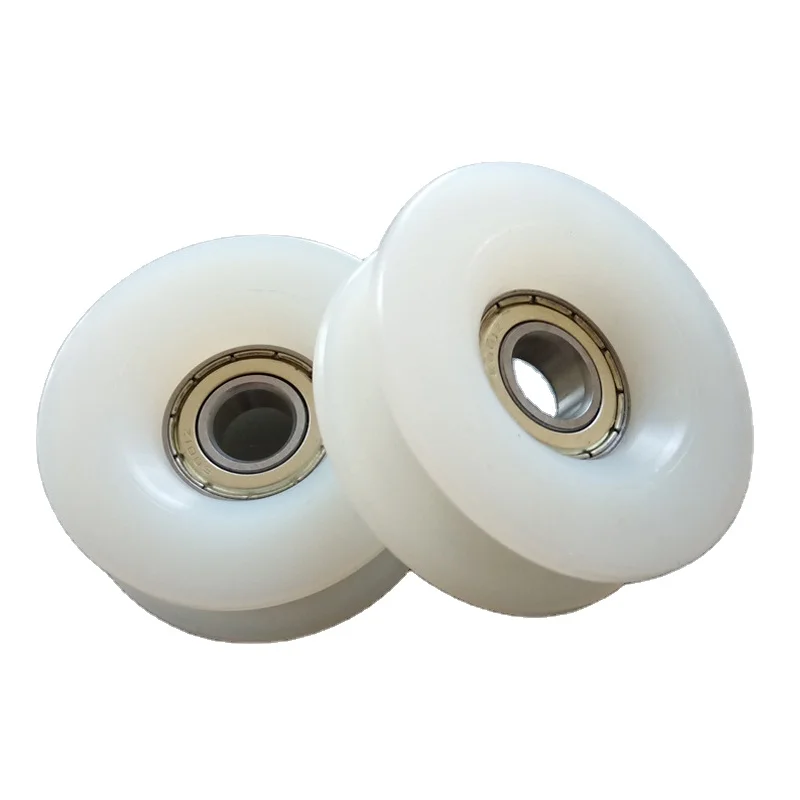 China supplier Custom Plastic ABS PA PAI PEEK POM PPS Pulley Wheel Nylon roller Pulley POM pulley by Cnc lathing