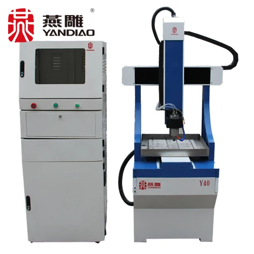 cnc highly intelligent carving jade and jewelry and cutting hollow aluminum plate 4040 small cnc milling machine