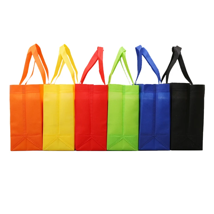 Custom degradable polypropylene heat seal non woven TNT gift bag for shopping