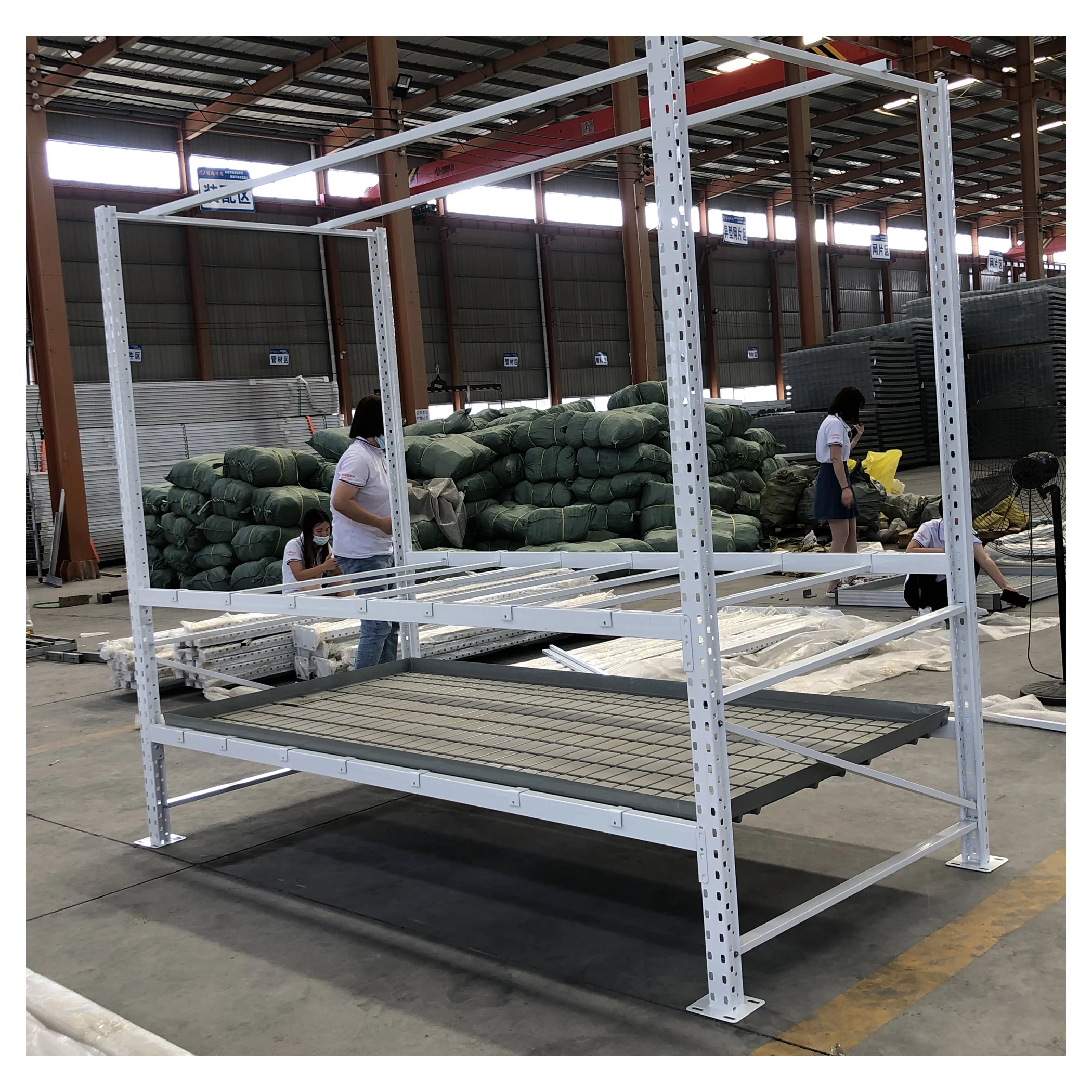 High Quality Ebb And Flow Plant Growing Indoor Rolling Vertical Grow Racks