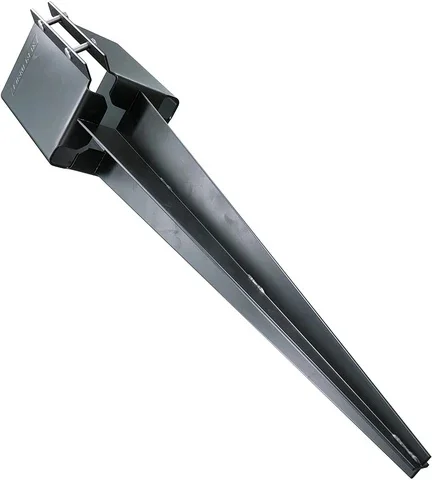 Fence post metal ground screws square steel plate anchor