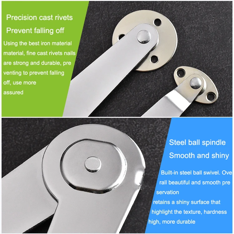 5 inch Lid Support Hinge Stay With Soft Close Toy Box Support Lift Up Hinge Vertical Swing Door Lift up Stay Hinge