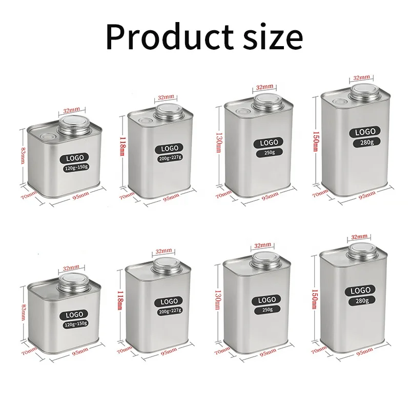 wholesale Customized eco friendly luxury metal coffee tea tin cans food packaging coffee beans can tin box with degassing valve