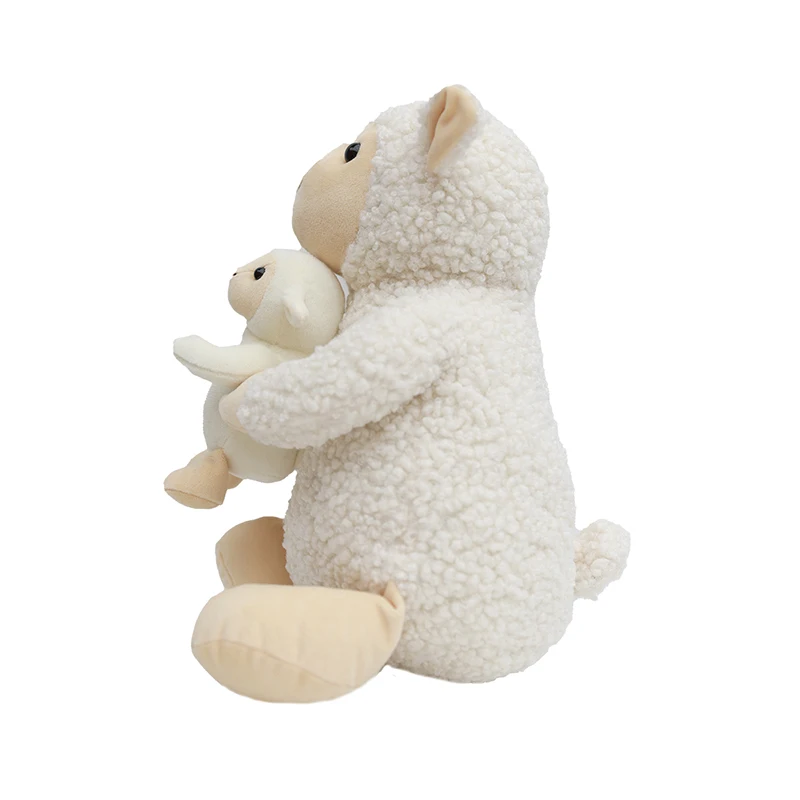 Custom Novelty Promotion Gift Cute Soft Sheep Plush Toy Kids Doll Cartoon Sheep Stuffed Animals Toys