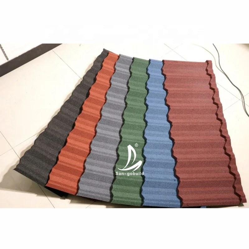 Алюминиево-стальные кровельные панели из Новой Зеландии с измельченным гранитом сцепляющиеся листы недорогие строительные материалы калибр 24