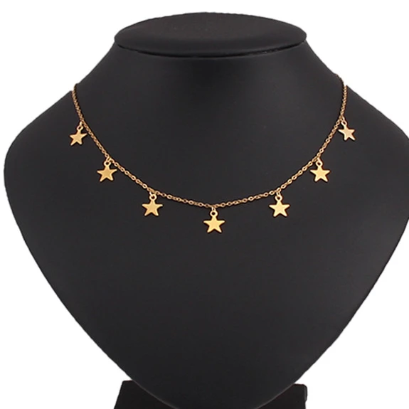 Hot sale Star Strand Stainless Steel Gold Necklace Chains for Unisex