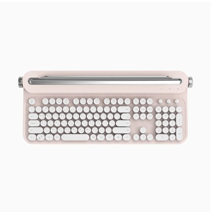 ACTTO 2021 Professional custom keyboard for laptop 106 Keys magic BT keyboard for tablet Stylish retro wireless keyboardB505