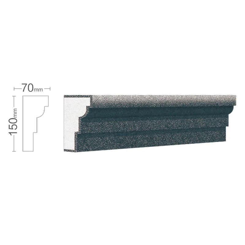 Hot selling outdoor EPS foam layer concrete glass fiber film with decorative plaster mold, villa exterior wall decoration