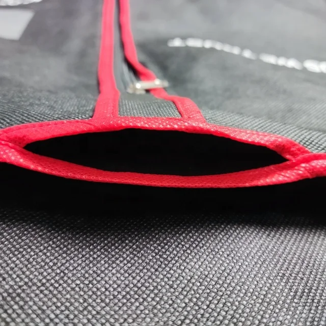 Travel Compostable Garment Bag Wedding Dresses Custom Garment Suit Bag With Zipper Cotton Plastic Garment Bag Wholesale