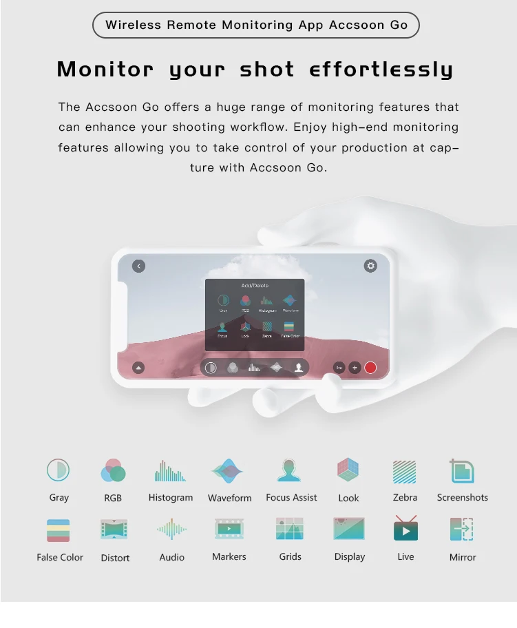 ACCSOON CineView HE 1080p 60fps 0.06s Latency portable Video Audio long range 1200ft Wireless Transmitter Receiver