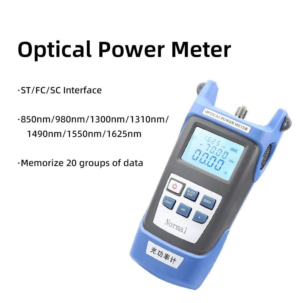 Fiber Optic Cold Connection Tools FTTH Tools Kit with Optical Power Meter 5mW Visual Fault Locator Fiber Cleaver