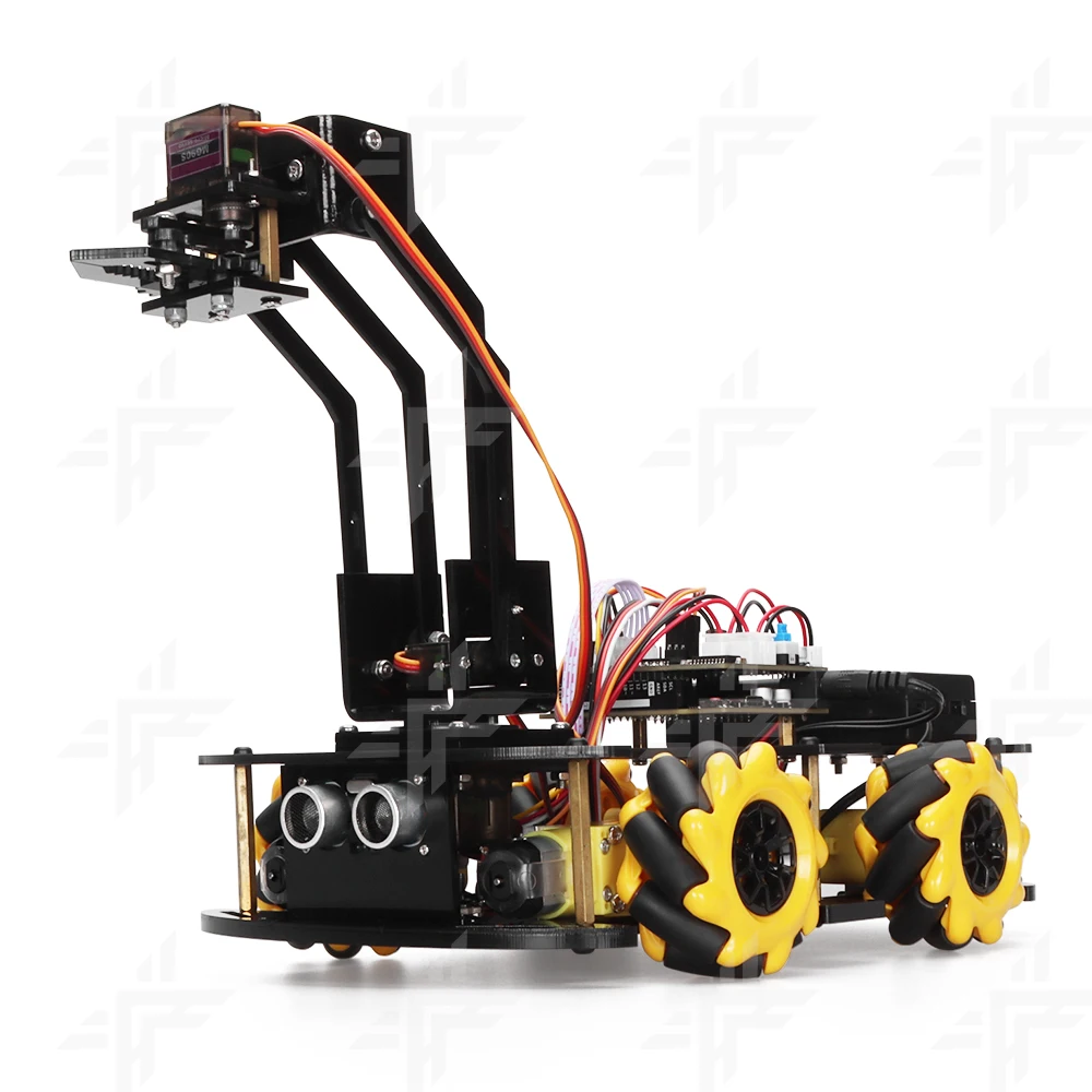Factory Smart Robot Car Kit DIY STEM Mechanical Arm Robot Programmable Coding Robotic Starter Kit For ArduIDE