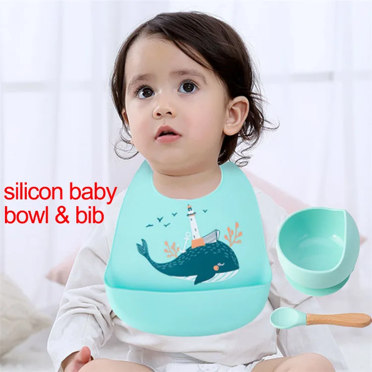 Мраморный чехол bear складная маска для смешивания закусок миска еды набор вилок и ложек всасывающие силиконовые детские чаши с крышкой