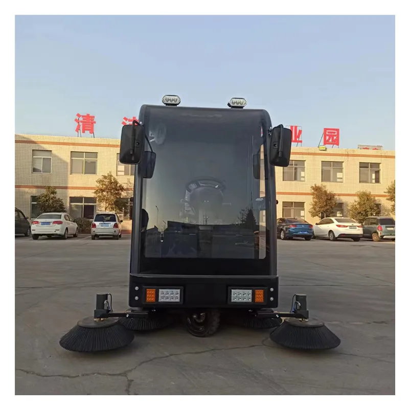 Efficient Industrial Floor Sweeper: 2100mm Cleaning Width, 18500m2/h Cleaning Capacity, Ideal for Large Spaces