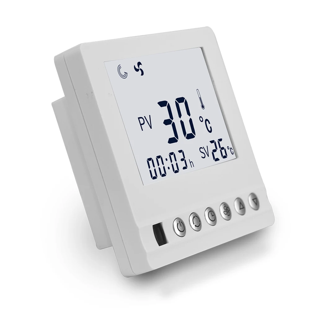 Tuya Air condition AC temperature control controller LED Digital Display thermostat Switch Wifi Smart and fan coil controller