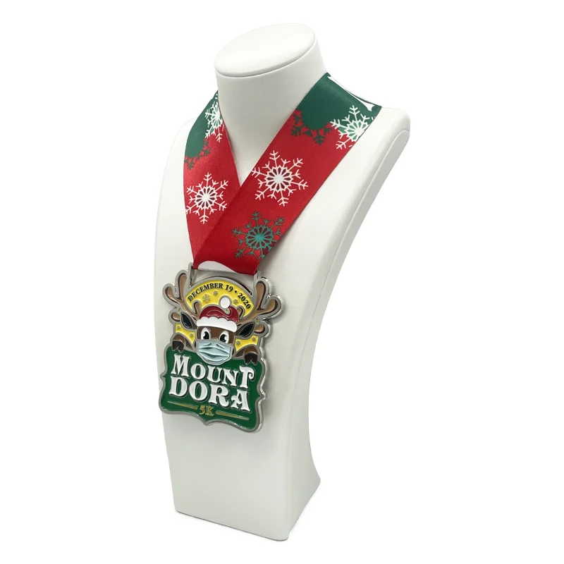Limited Metal Medal Winter December Christmas Deer Custom Key Medals
