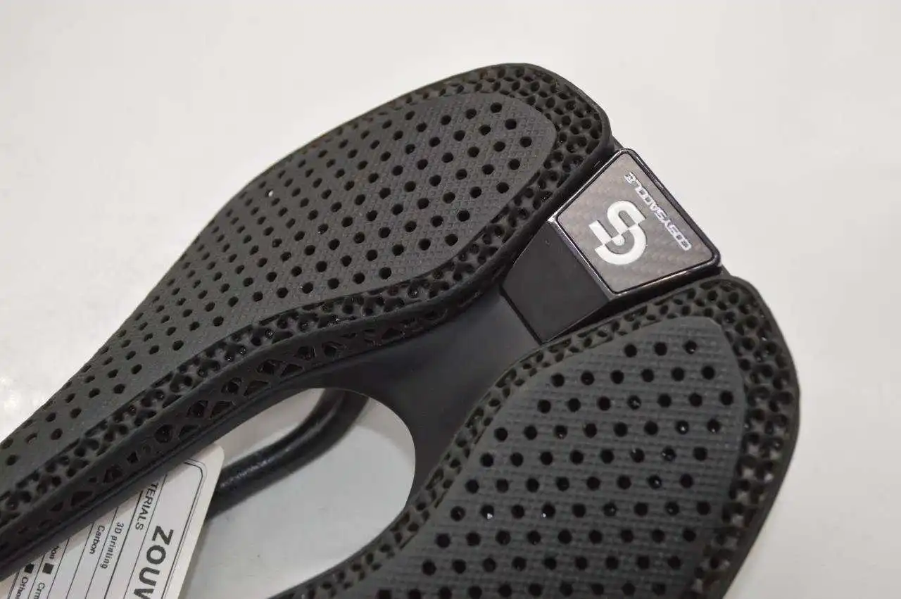 COSY SADDLE Manufacturer  3D print  carbon bicycle saddle  black/green/purple