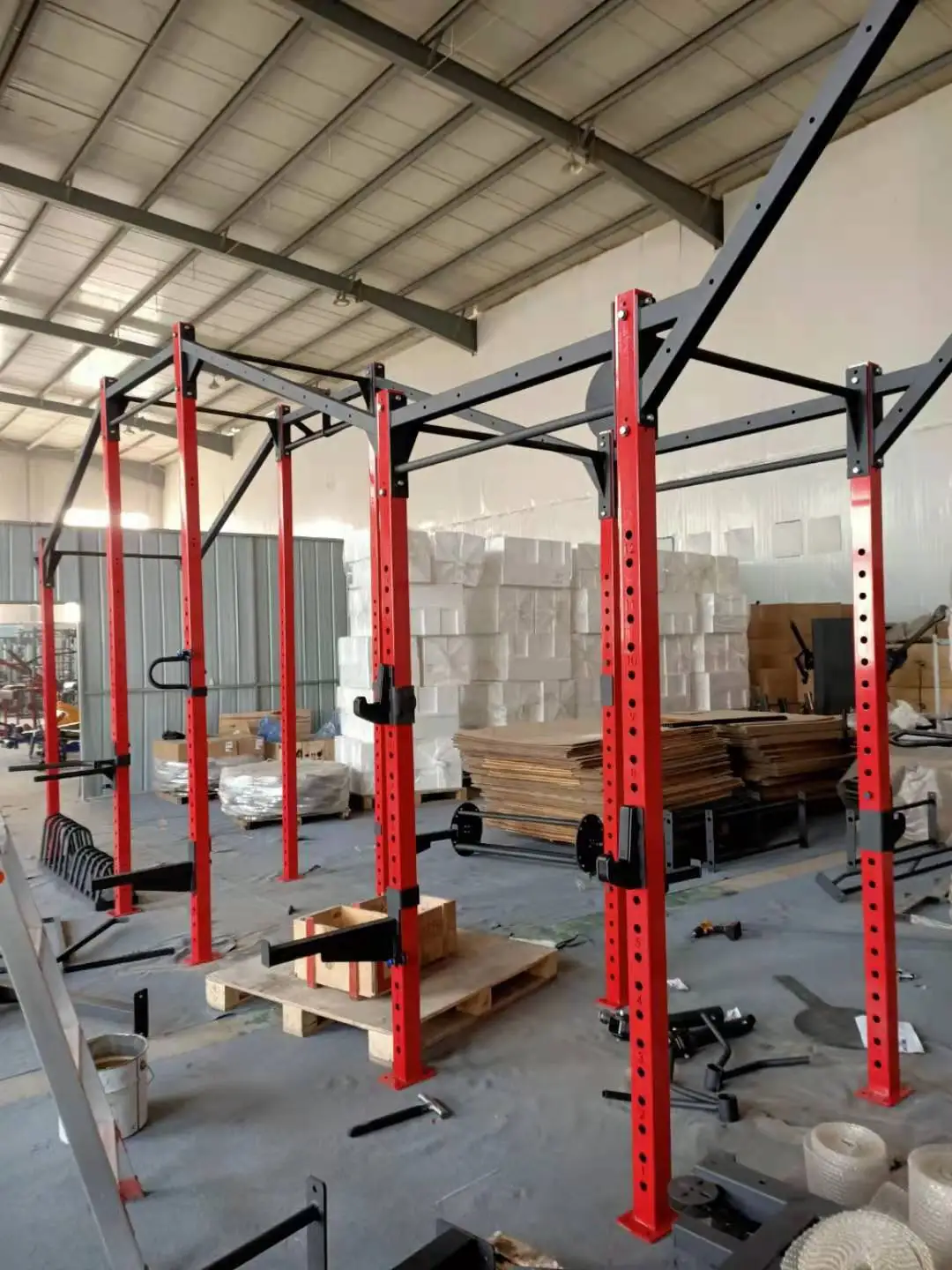 commercial multi station functional gym fitness equipment CF crossfit equipment rack machine