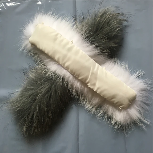 15-16cm Real Fur Raccoon Pom poms