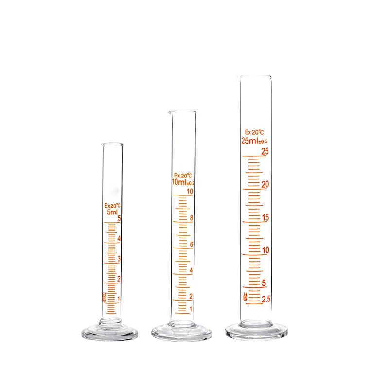 
Advantageous price high temperature processing round glass measuring cylinder 