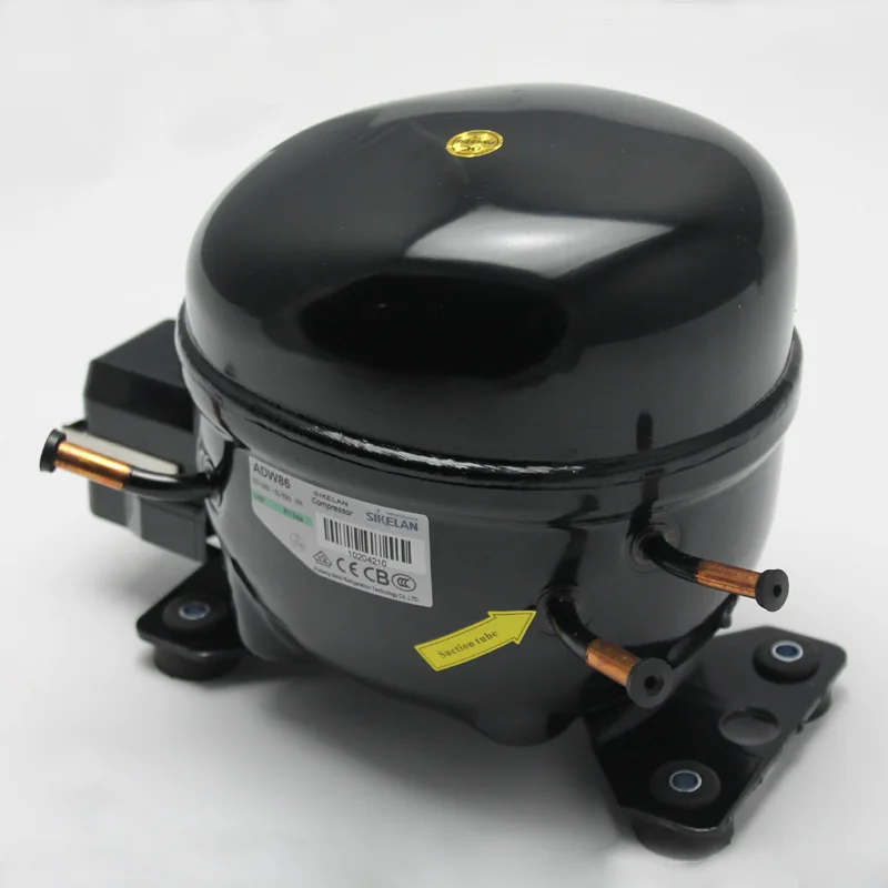 ADW86  refrigeration compressor  220-240v R134A 1/4+HP Domestic