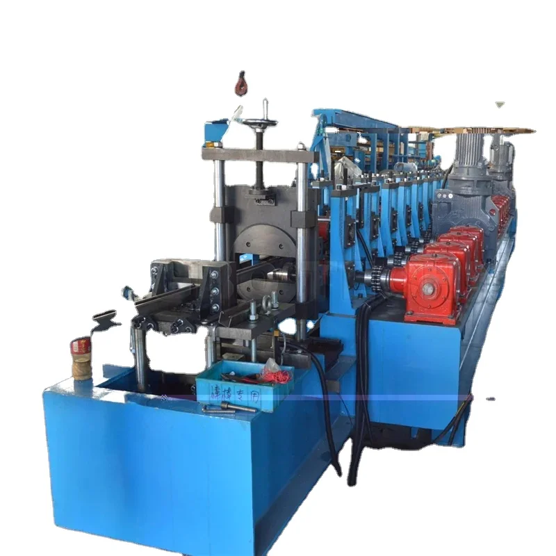 U Shape Unistrut Channel Purlin Roll Forming Machine Solar Panel Frame Manufacturing machine Strut Roll forming Line
