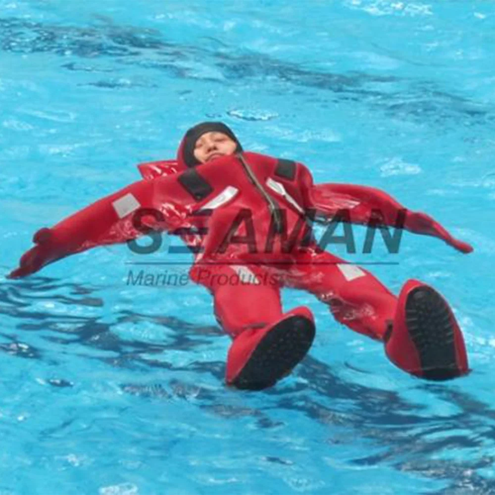 Marine Survival Suit Neoprene Insulated Immersion Suit Waterproof  Dry Suit for Marine Lifesaving