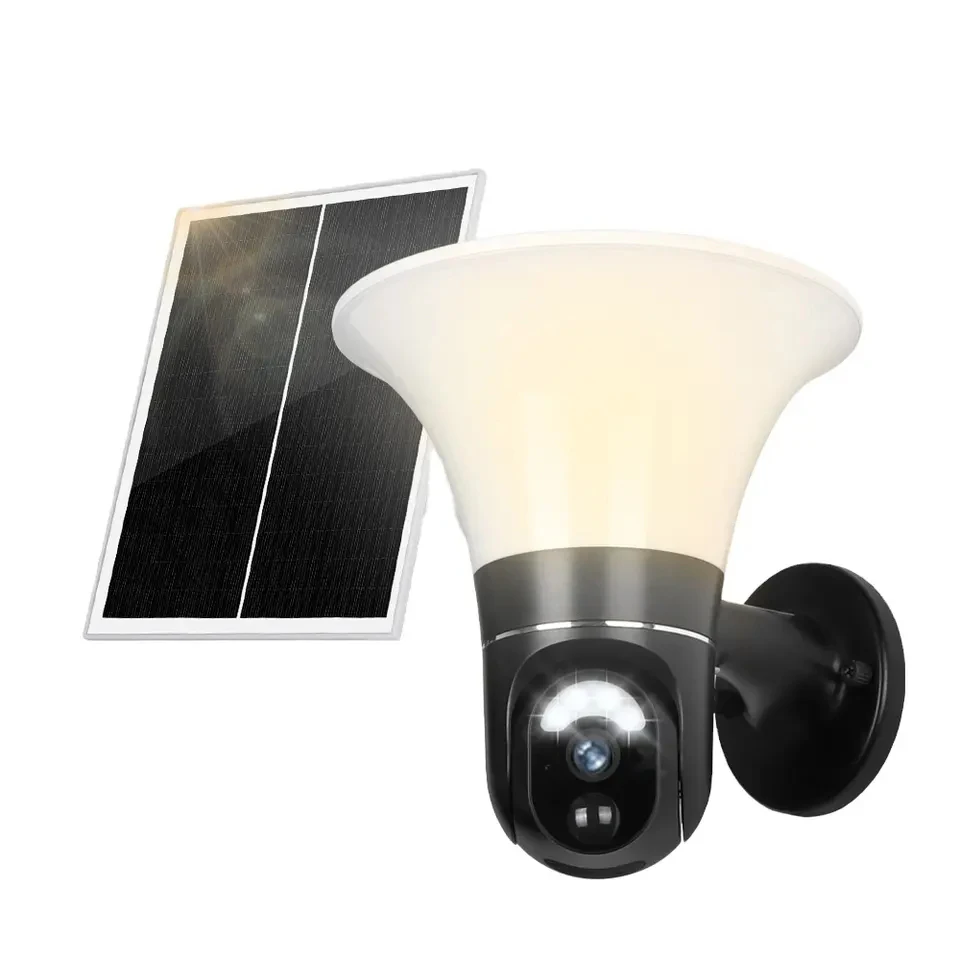 ENXUN 2k 3MP WIFI Camera Solar Powered Battery PTZ 4G Cam Outdoor Wireless Cctv Cloud Garden Lights Security Surveillance
