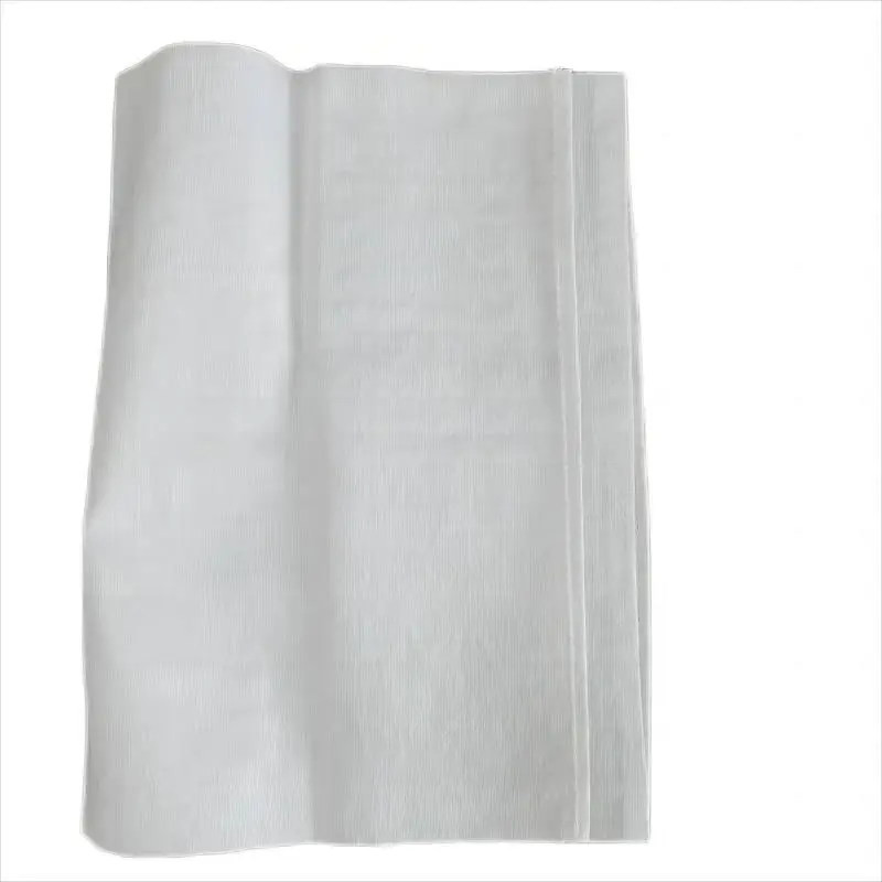 Wholesale Reusable Woven Polypropylene  25kg   50kg   White Plastic Bags Rice Packaging