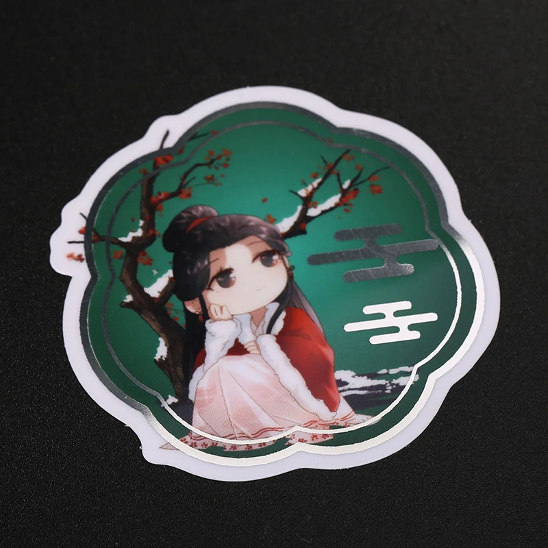 Vograce Journaling Decorative Sexy Anime Hot Stamping Gold Sliver Vinyl Stickers