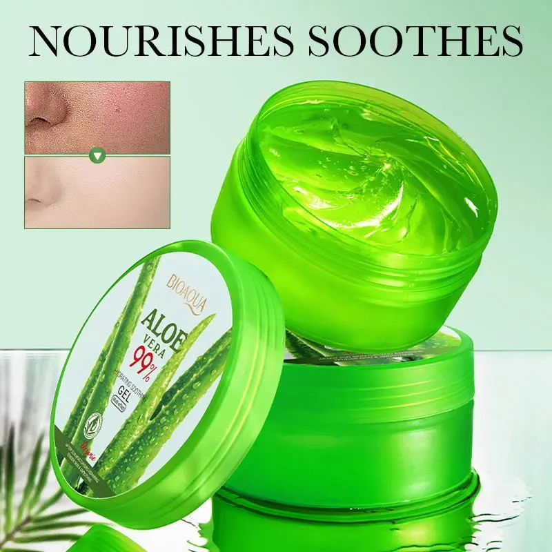 BIOAQUA New Arrival Private Label Natural Organic Moisturizing Smooth Repair Face Beauty Products Aloe Vera Gel