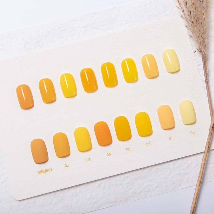 2022 Acrylic Nail Gel Polish Learner UV Gel OEM Wholesale Yellow Set 60 Color Gel Nail Polish Private label Enamel Varnish