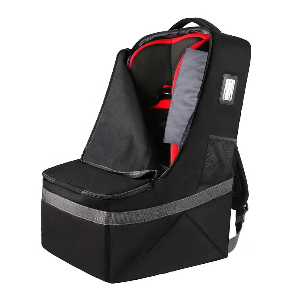 Threewen Factory Price Infant seat travel bag for air travel High Quality Baby seat travel covers with wheels