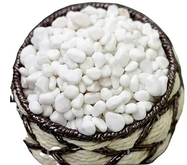 white dyed colored gravel aquarium painted sands/garden decoration gravels/small dyed pebble