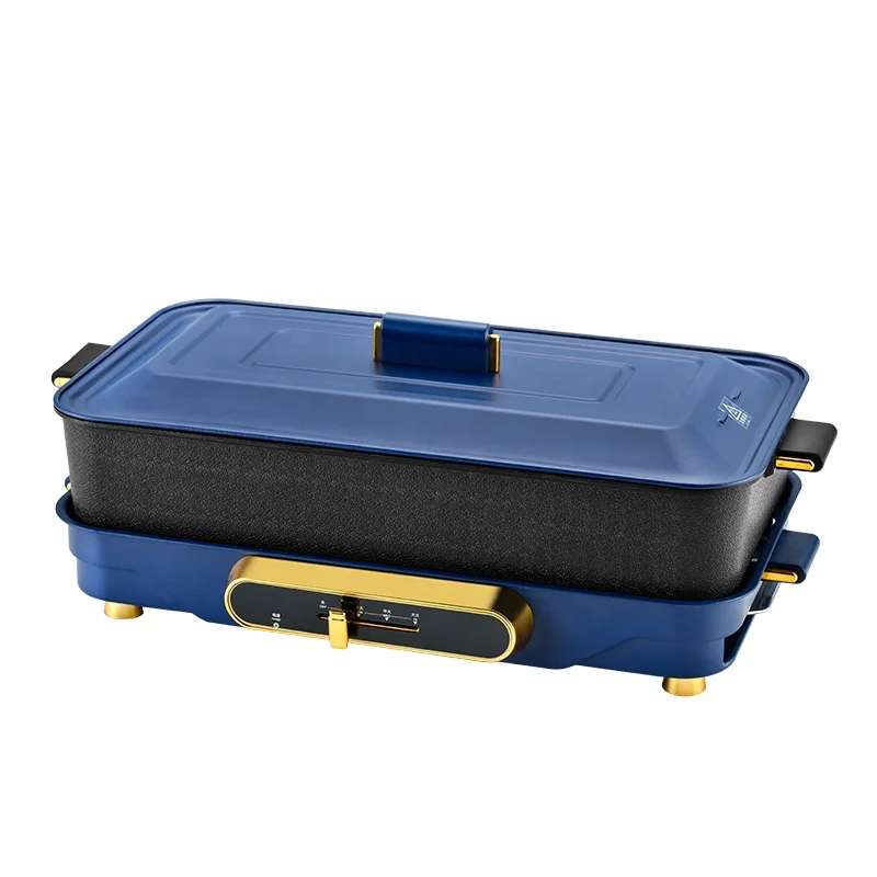 Multi Function Electric Cooking Pot and bbq grill and net grill 3 in 1