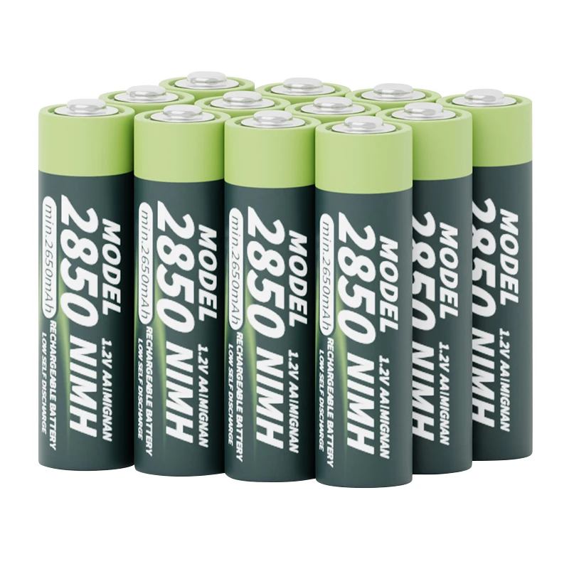 Germany Quality Ansmann Brand High Durable1.2v 2850mAh Rechargeable AA Nimh Rechargeable Battery for Toys Cars
