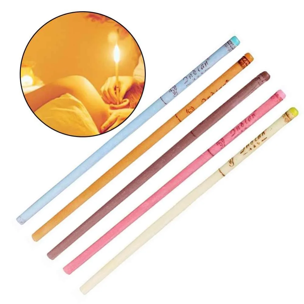 100% Natural Beeswax Hopi Unbleached Organic Muslin Fabric Ear Candle Kit Ear Candling Wax Removal Ear Candle