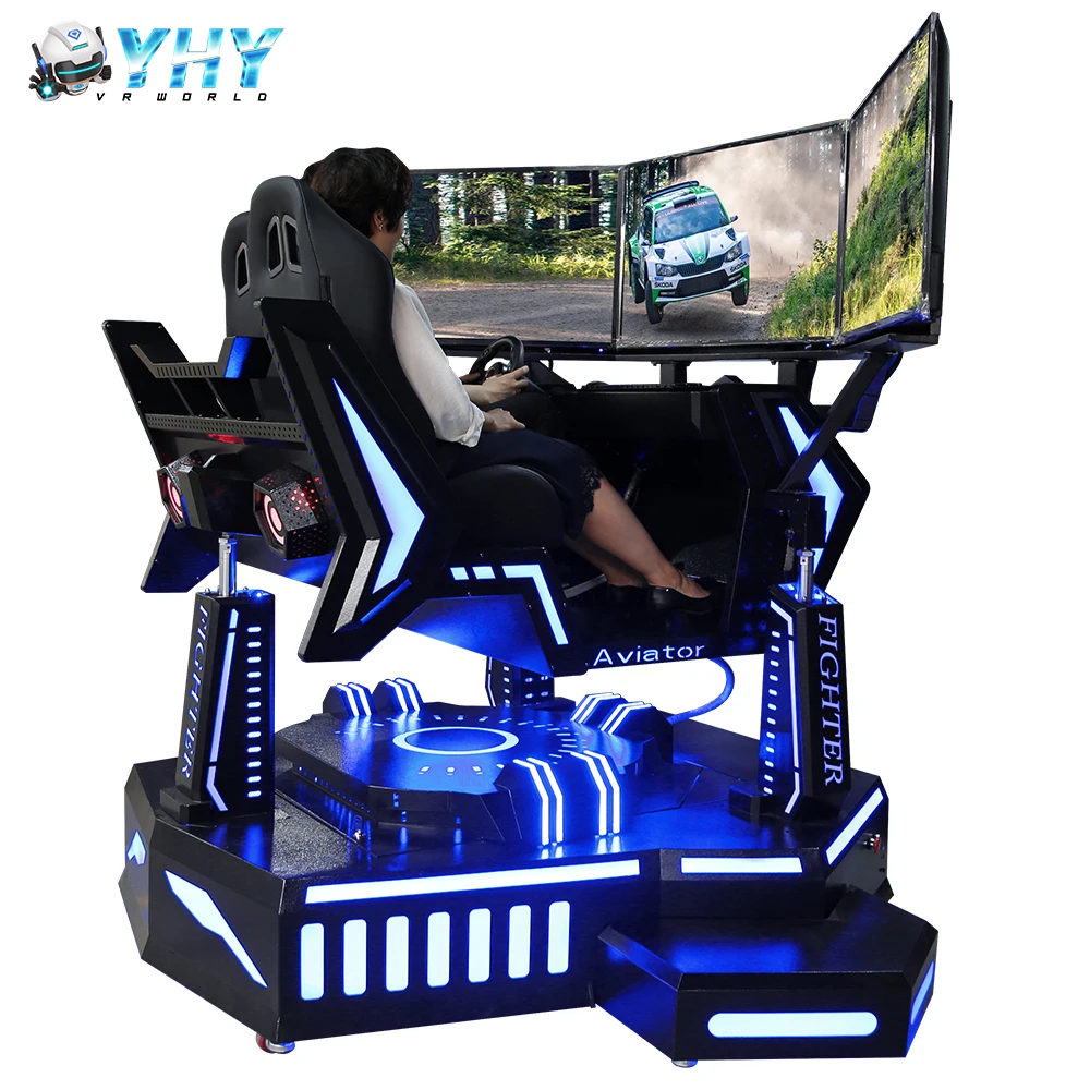 Factory Directly Amusement Ride MotionVirtual Reality Game Machine Driving Car race car simulator