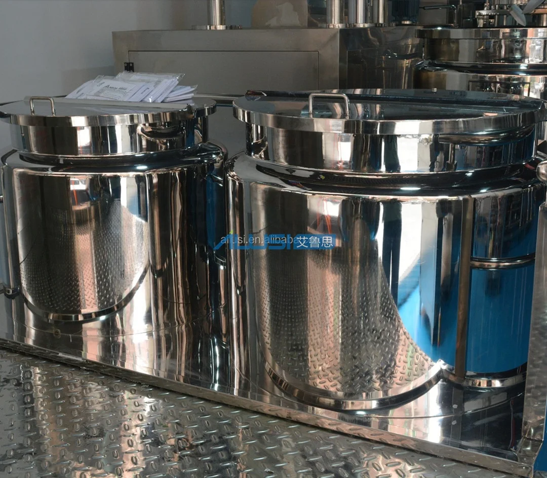 Guangzhou Machines Cosmetic Wax Machine Cosmetics Thailand For Manufacturing Ointment Vacuum Emulsifying Equipment Of Ointments