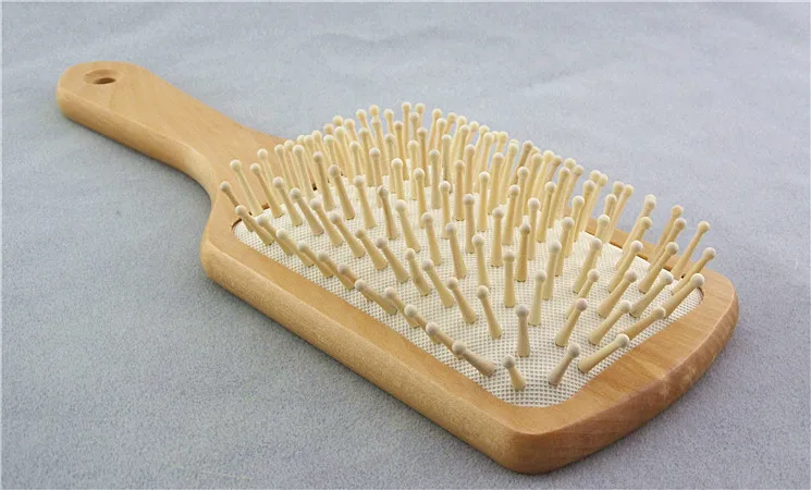 Wholesale Private Label Comb Massage Wood Hair Comb Brush