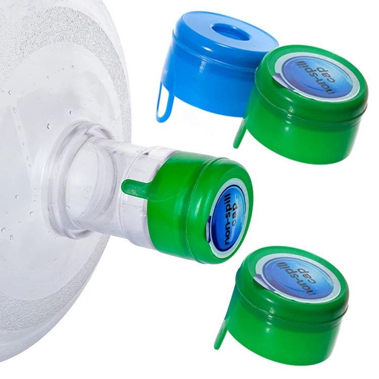 Non-spill 18.9l/19l/20l/5 Gallon Water Bottle Smart Lids Cap Cover / 55mm Bottle Cap 100% New Material