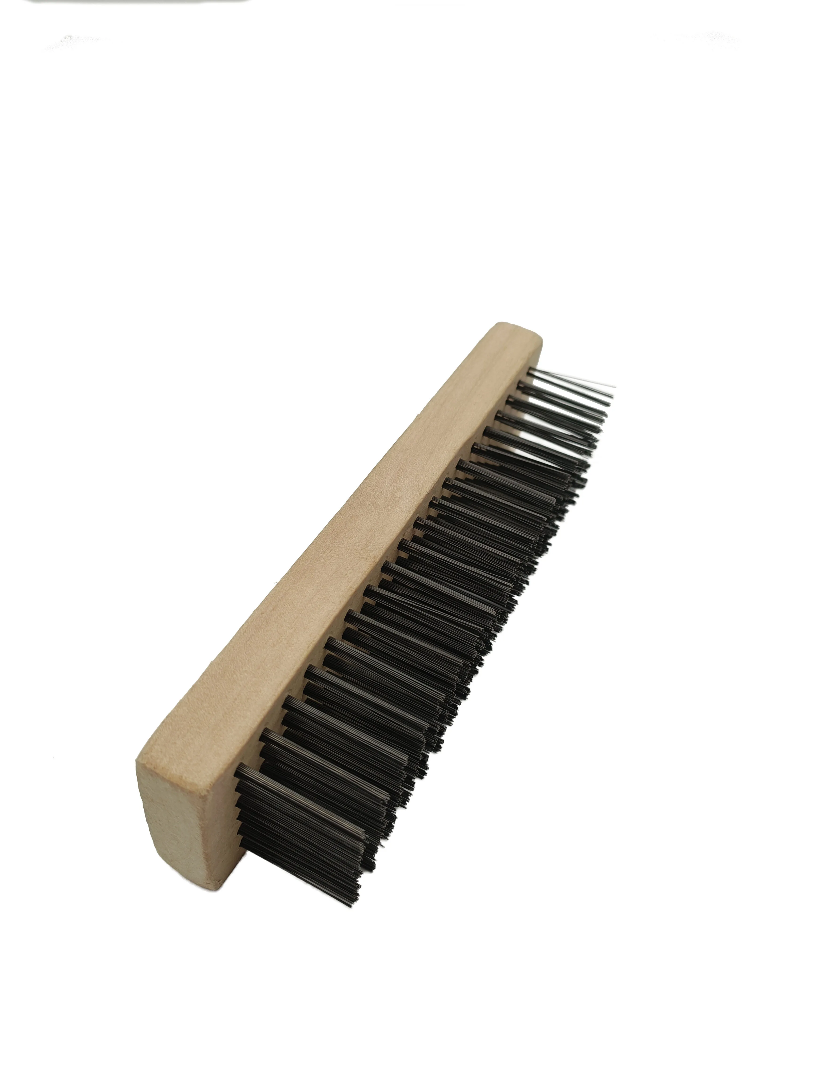 High Quality Handheld Wooden Handle Wire Scraper Brush