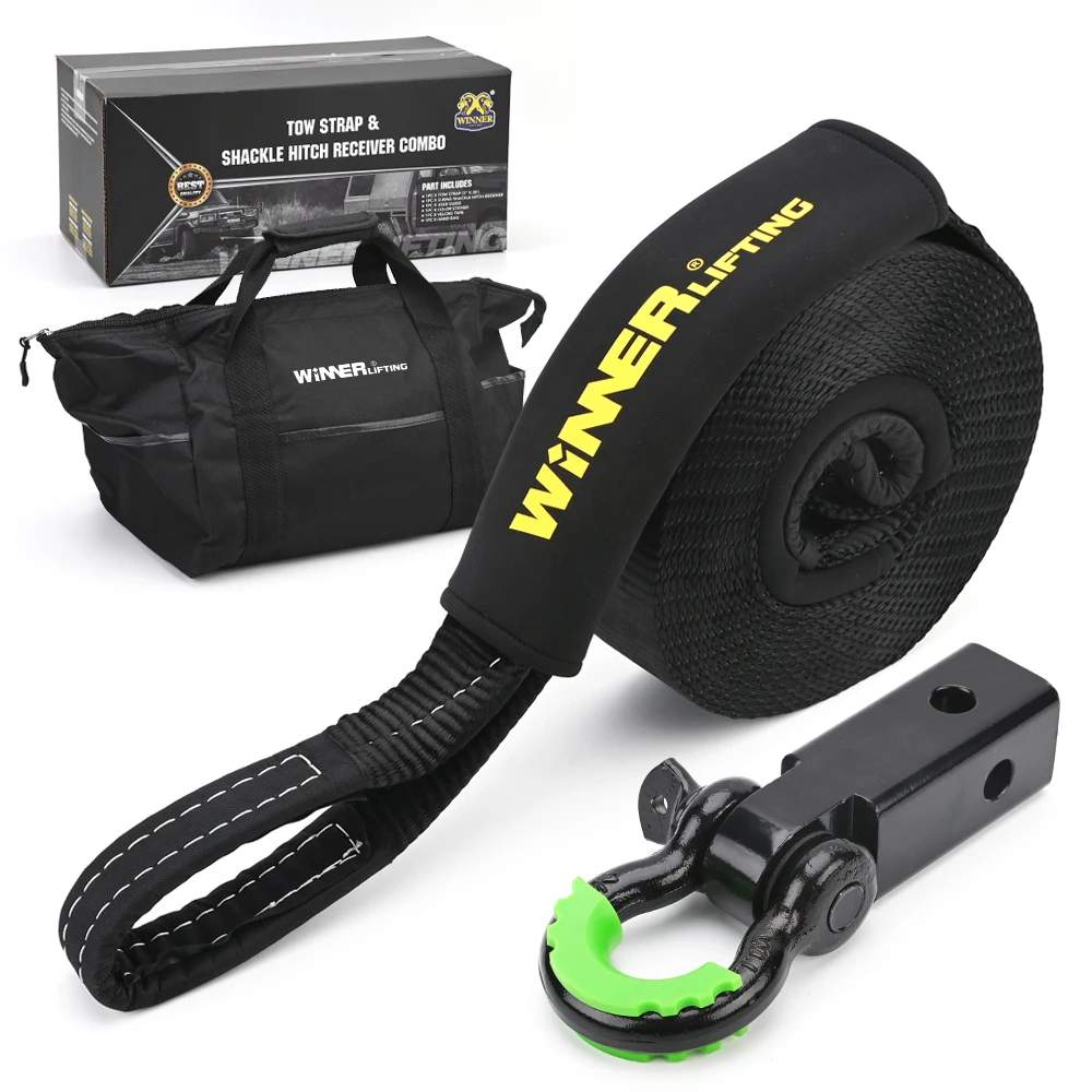 Сцепной приемник автомобильный комплект для ремонта с буксировочным тросом 4x4