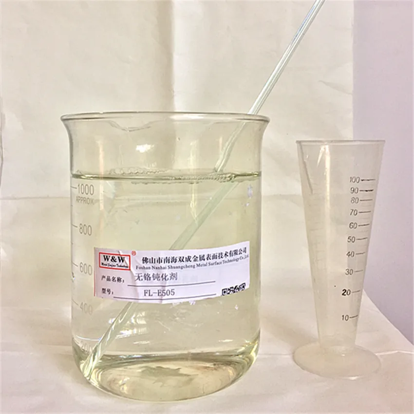 Chromium-free passivator Green acid concentrated liquid containing trivalent chromium salt