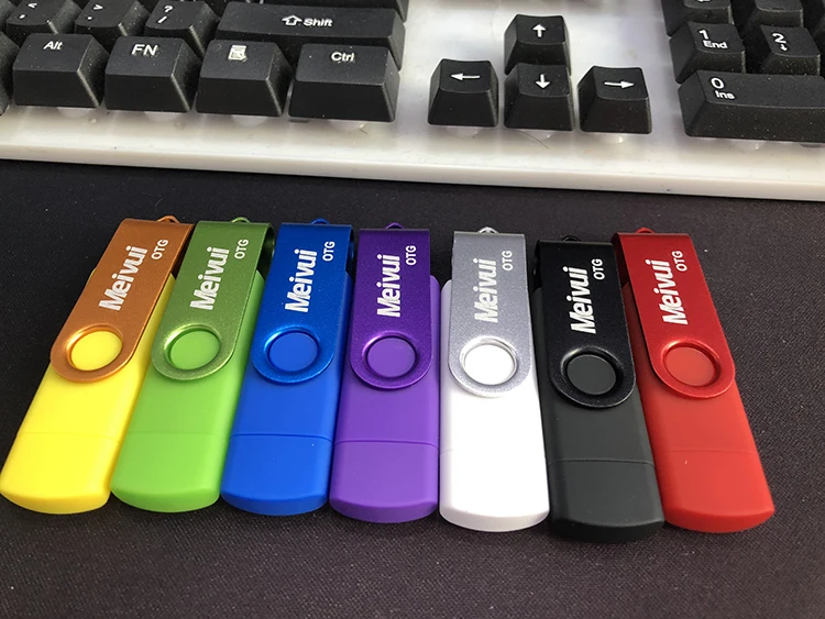 Meivui MVC5 XC OTG Swivel USB Flash Drive 128GB 64GB 32GB 16GB 8GB 4GB 2GB Pen Drive Smartphone Pendrive OTG 2.0 USB Flash Drive
