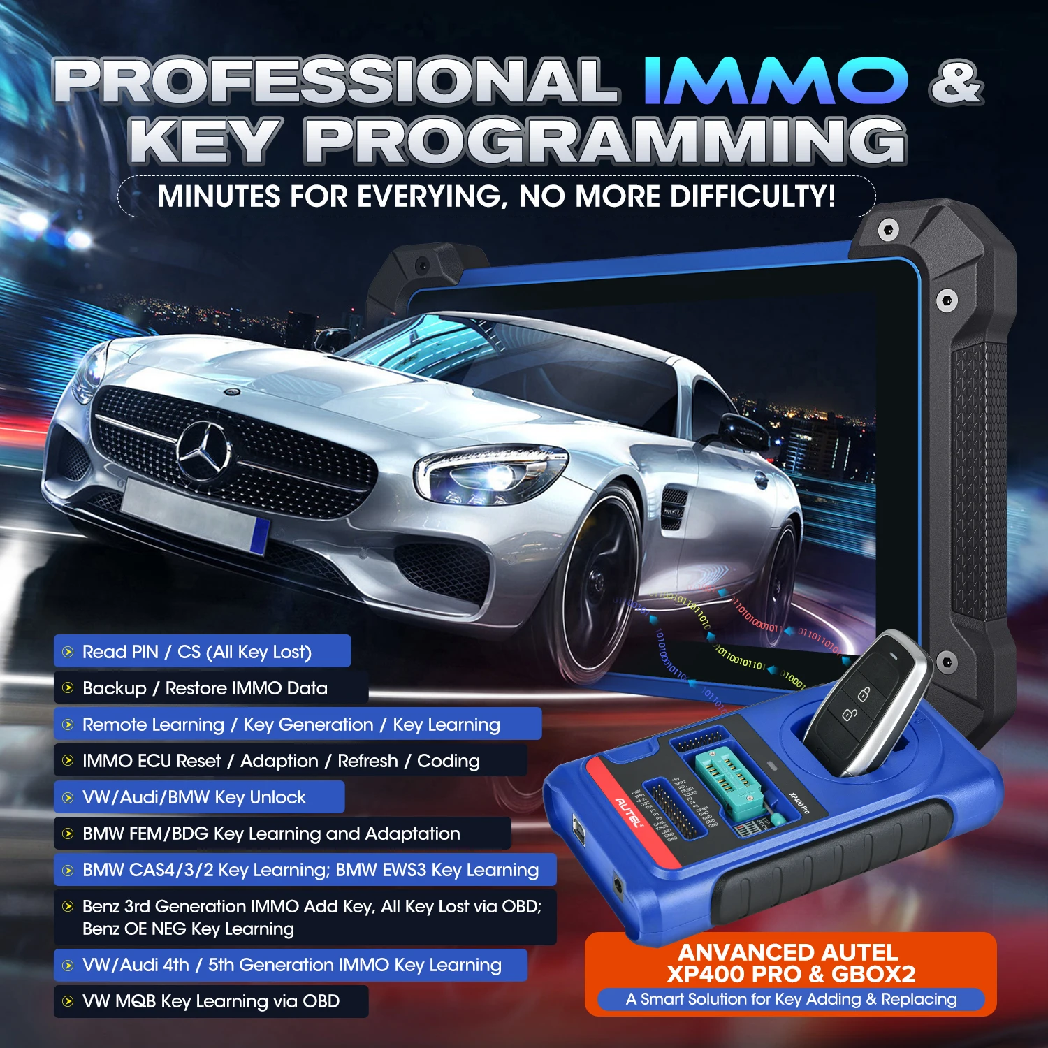 [3 Year Update] Autel MaxiIM IM608S II Car OBD2 Scanner Diagnostic Tool  Altar IM608 PRO 2 Key Programming Machine For All Cars