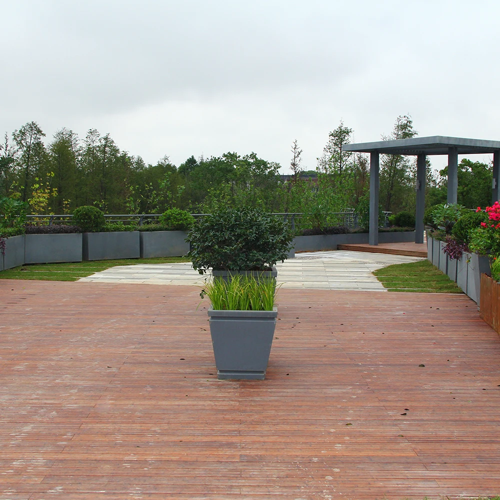 Even surface longboard decks exterior carbonized bamboo decking